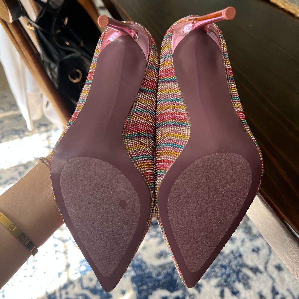 New Steve Madden Colorful Sparkly Heels - Picture 4 of 4